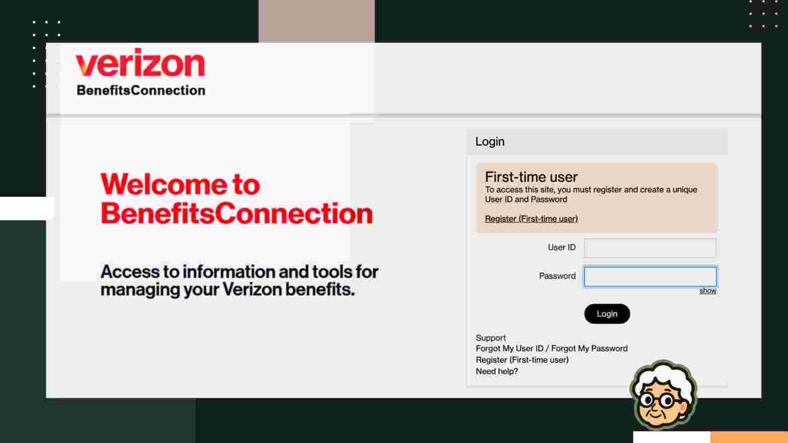 Verizon Benefits Connection Retirees